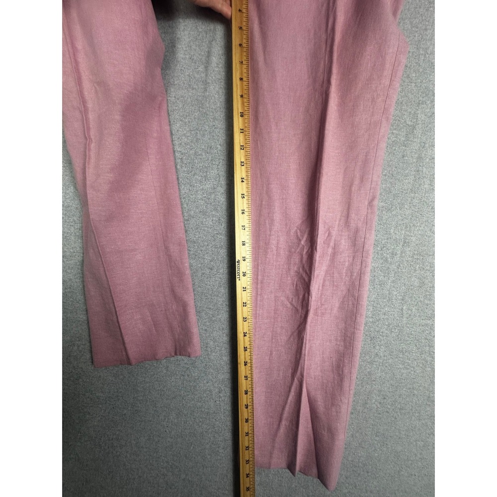 Jos A Bank Linen Suit 42L 34x34 Pink Slim Fit Linen Cotton Blend Separates - Picture 10 of 16